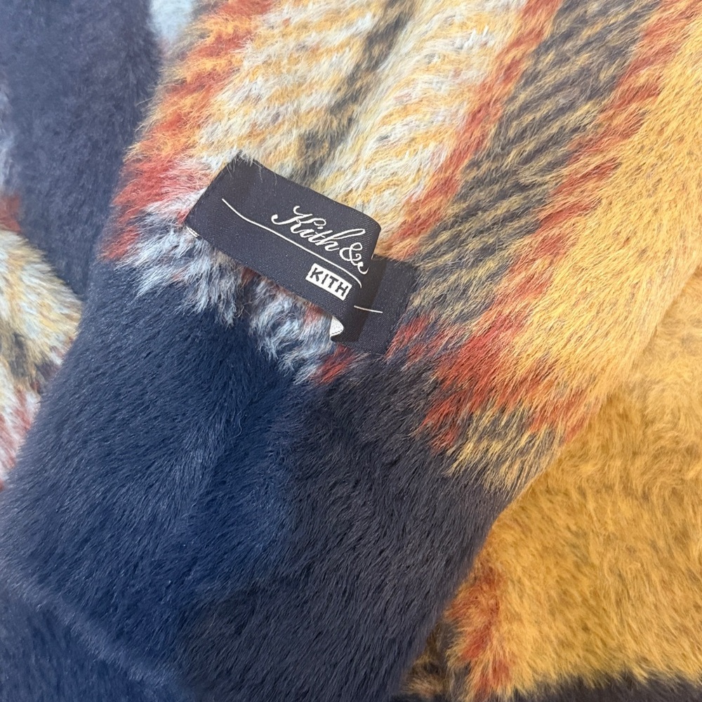 Kith Oxford Mohair Plaid Cardigan Sweater - Picture 2 of 4